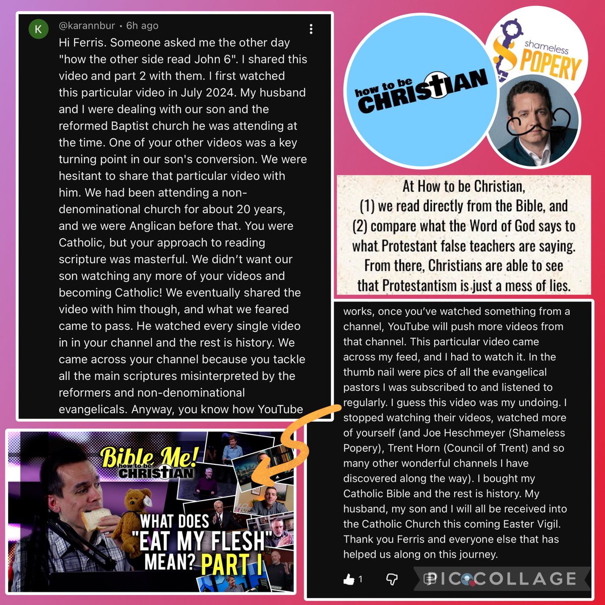 How to be Christian tweet media