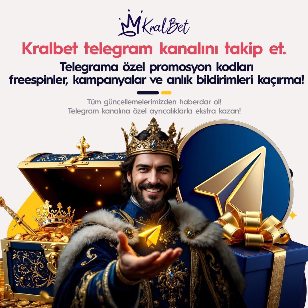 👑Telegram Kanalını Takip Et, Anlık Fırsatları Kaçırma!

👉🏻 Özel promosyon kodları
👉🏻 Kaçırılmayacak freespin fırsatları

Resmi Telegram kanalına hemen katıl, avantajları herkesten önce yakala!

📲 Hemen katıl:  t.me/kralbetcom

 #TelegramKanalı #Freespin #Kazanç
