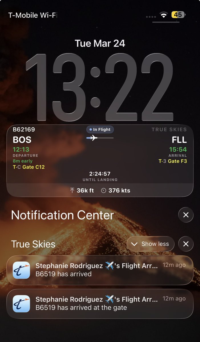 True Skies tweet media