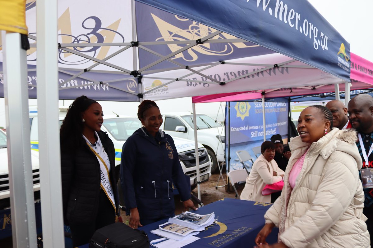 MPEconomicReg's tweet photo. The MER joined the Taking Legislature to the People programme in Mpuluzi, Chief Albert Luthuli Local Municipality, engaging directly with community members about responsible gambling and alcohol use, reminding the public that gambling should be for adults entertainment. https://t.co/IaQzxVWG3x