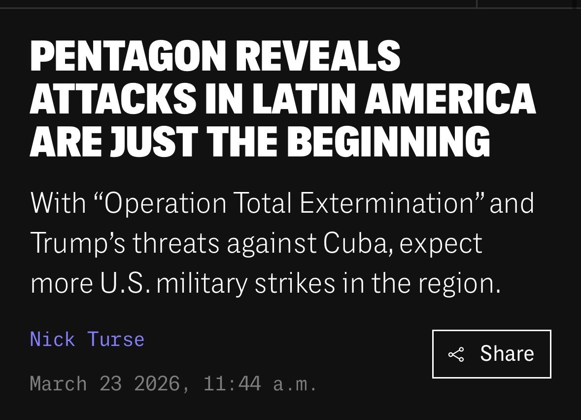 “Exterminación total”

A este país se quieren unir los estadistas.