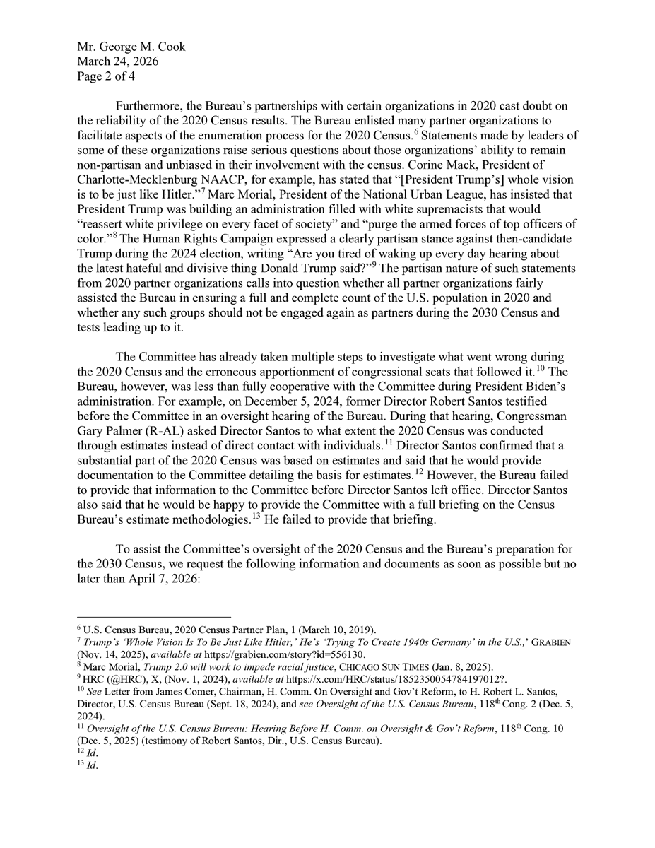 Oversight Committee tweet media