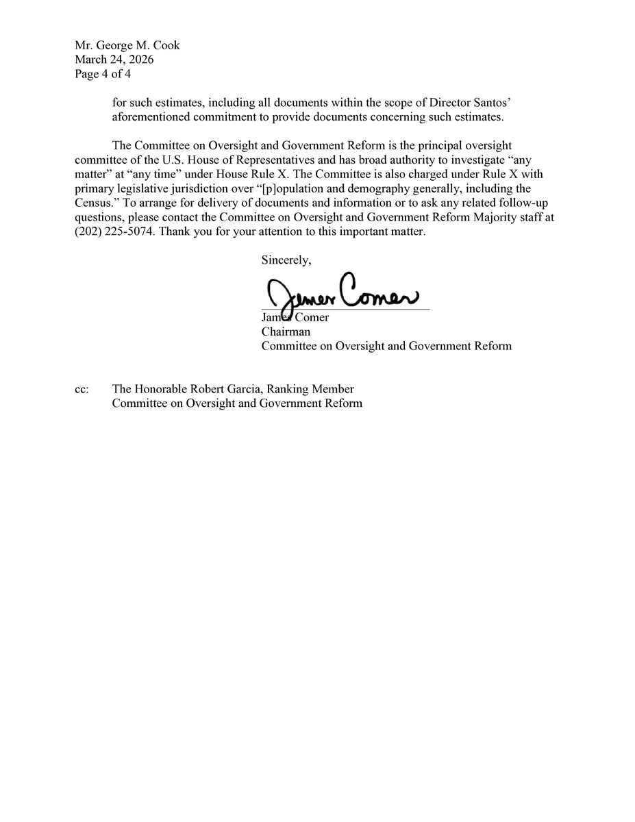 Oversight Committee tweet media