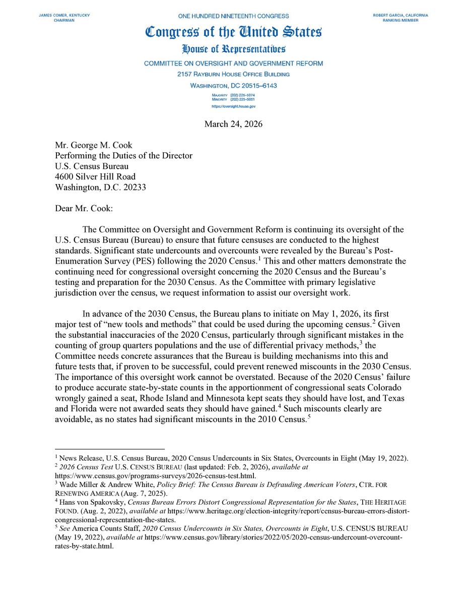 Oversight Committee tweet media