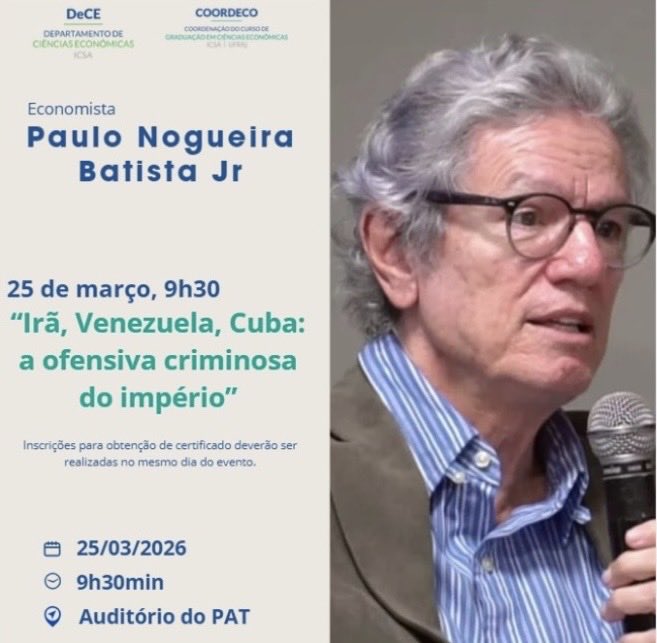 paulonbjr's tweet image. Amanhã, 9:30, na Universidade
Federal Rural do Rio de Janeiro. 
#ImpeachTrumpForABetterWorld #NetanyahuWarCriminal #CubaNoEstáSola #irã