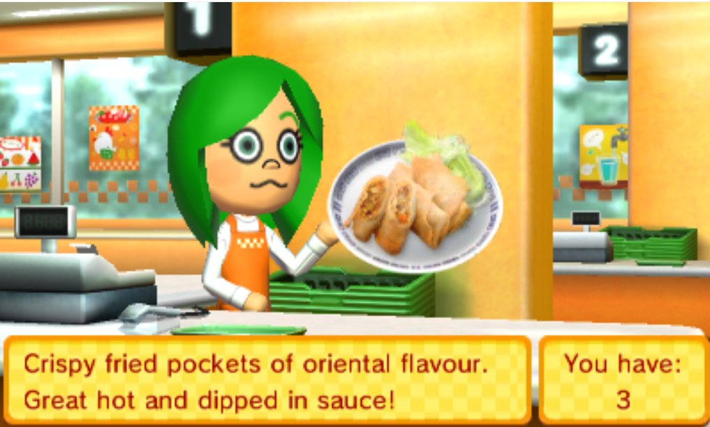 Tomodachi Life Food Of The Day (COMPLETE) tweet media
