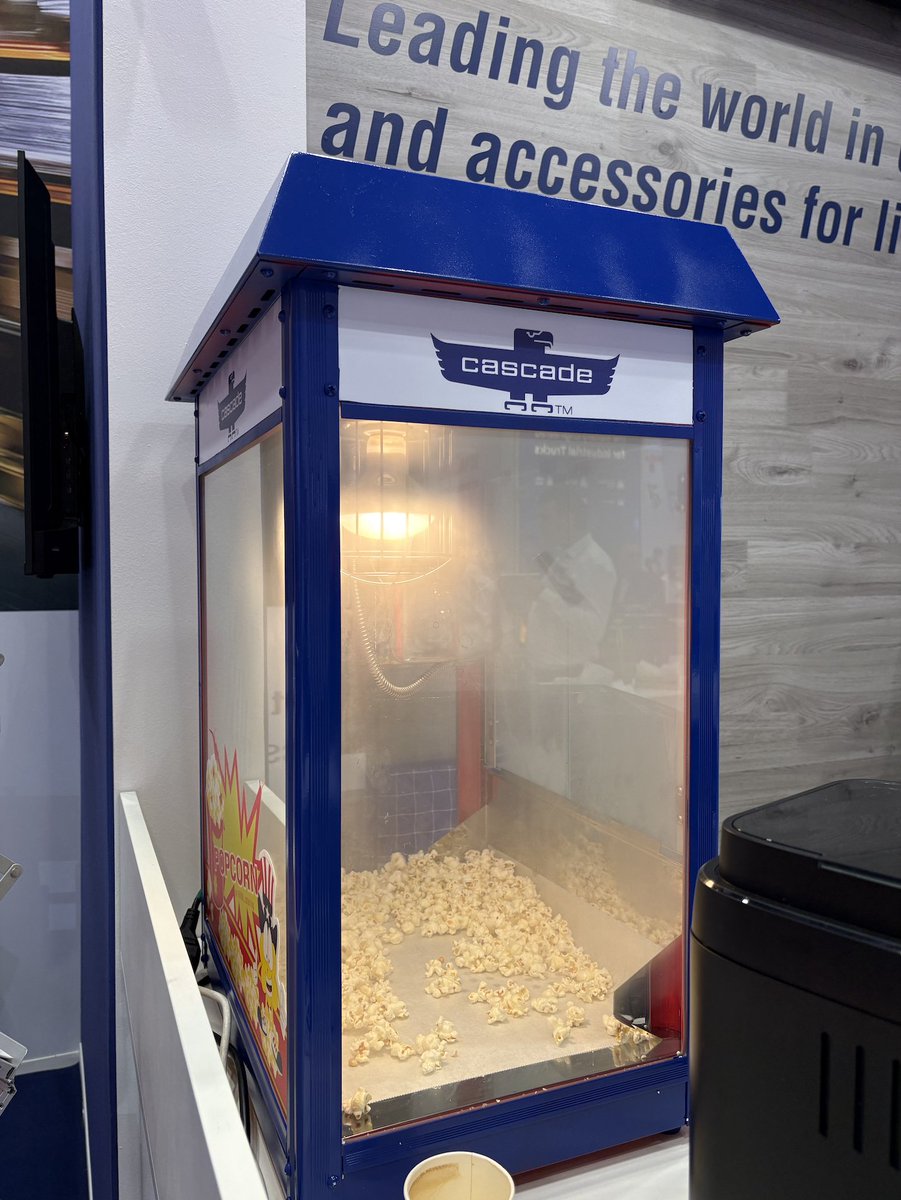 CascadeEurope's tweet photo. What a great first day at #LogiMAT2026! With a strong lineup of products on display and many meaningful conversations, it was a strong start to an exciting week ahead.

Swing by Booth B54, Hall 10 to check out what we have on display - and grab a snack while you're there! 🍿 https://t.co/eD8JnAGwK6