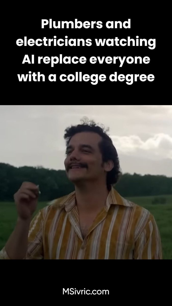 MSivricTech's tweet photo. #meme #programminghumor #techhumor #tech #ai #artificialintelligence #jobs #career #viral https://t.co/4N6luP0OhJ