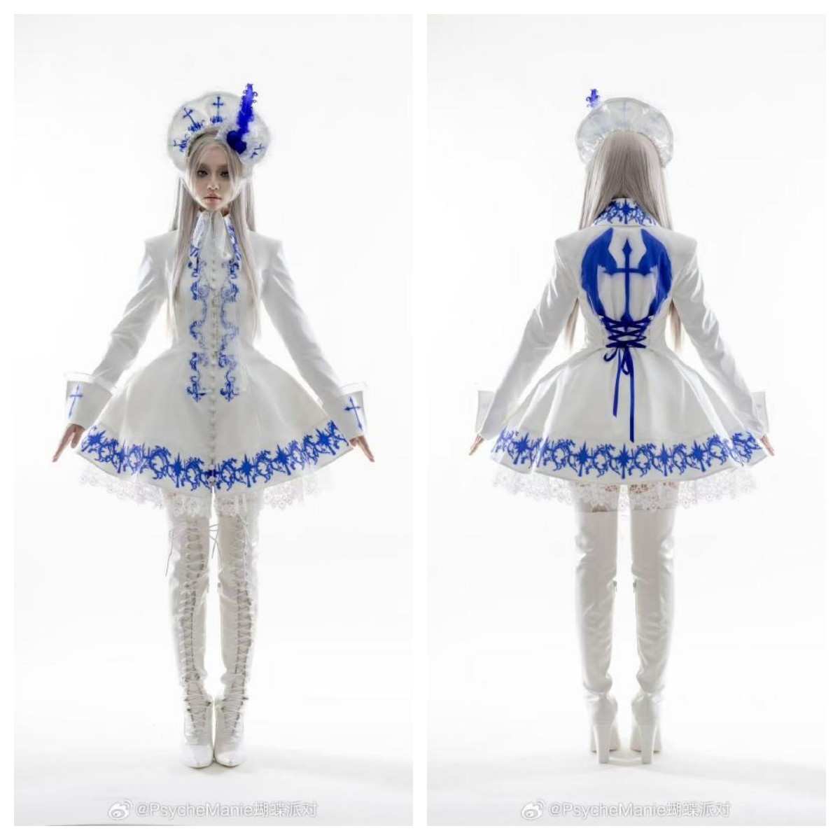 MyLolitaDress's tweet photo. Black*blue, and white*blue colors for Psyche Manie ~Le Confessionnal des Anges~ OP dress. Please check here to see more colors: https://t.co/vi0SDyds9q

#gothicdress #gothicfashion #gothicdresses #gothicgirl #gothicromance #gothicaesthestic #darkstyle #darkstyles https://t.co/1ar2QDrTvu