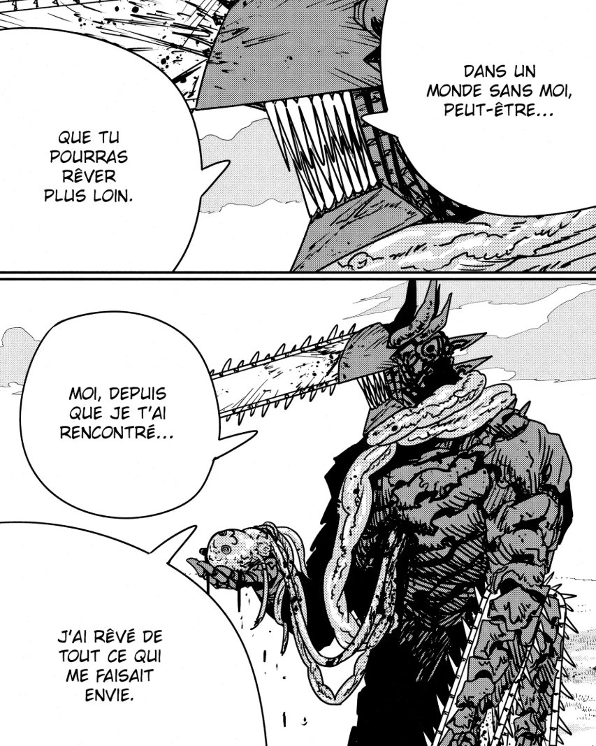 Izutooo's tweet photo. #IZOCSMP2 #csmspoilers #CSM232 

La fin de Pochita, rip... https://t.co/dLMezP5kYB