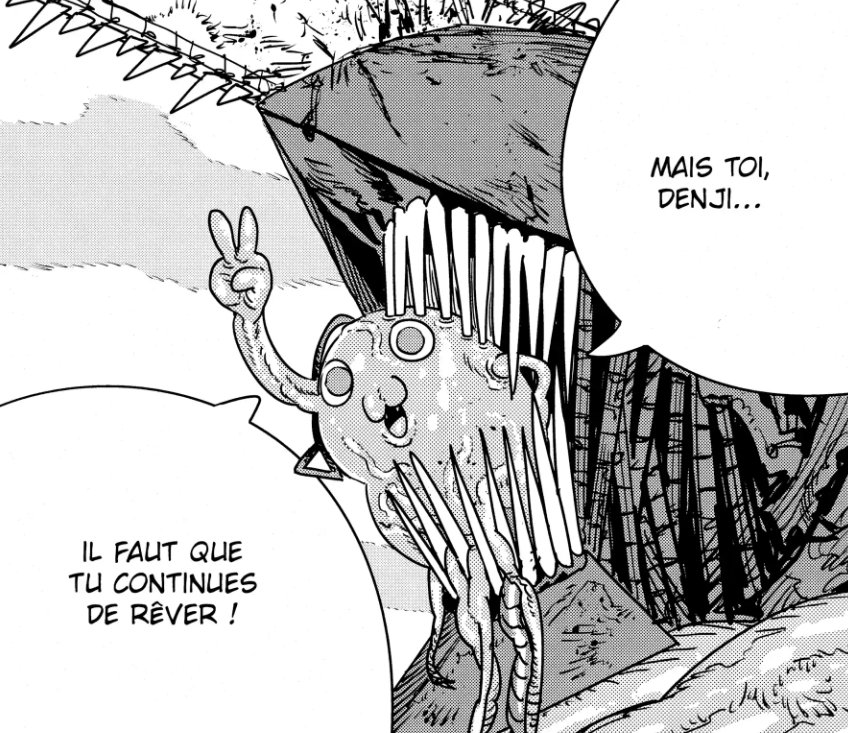 Izutooo's tweet photo. #IZOCSMP2 #csmspoilers #CSM232 

La fin de Pochita, rip... https://t.co/dLMezP5kYB