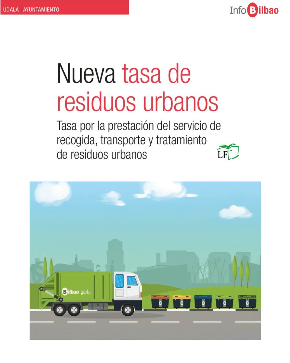 bilbao_udala's tweet image. La nueva Tasa de Residuos 2026 en Bilbao se paga este año de forma excepcional y separada del resto de tributos.
 
💻 Pago único o fraccionado en 6 plazos hasta el 31 de mayo.
 
ℹ️ Info y solicitud: bilbao.eus