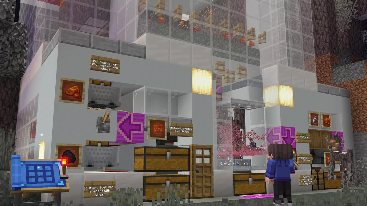 OvertalesStudio's tweet photo. 🎉Easy Redstone Add-On v1.1 is out now!
- Added 17 new contraptions (e.g., Guardian, Blaze, Enderman, Witch farms, and more)
- Added Vibrant Visuals support
- Added placement checks + layout previews for special-condition builds
- Added an operator-only Reset toggle to reduce exploits/loopholes
- Improved structure preview visuals
- Improved 5 existing contraptions
#Minecraft