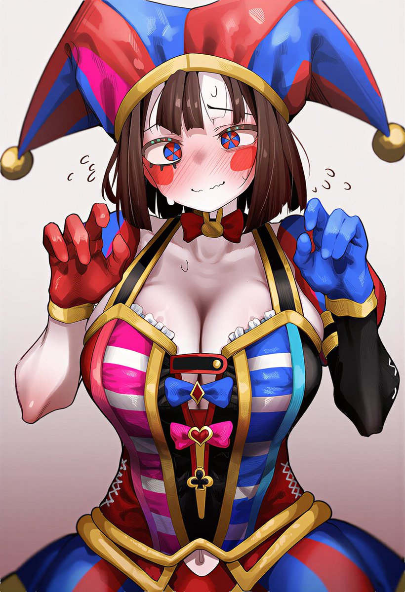 Hachimides's tweet photo. Pomni SFW https://t.co/gH4bvkBtiL