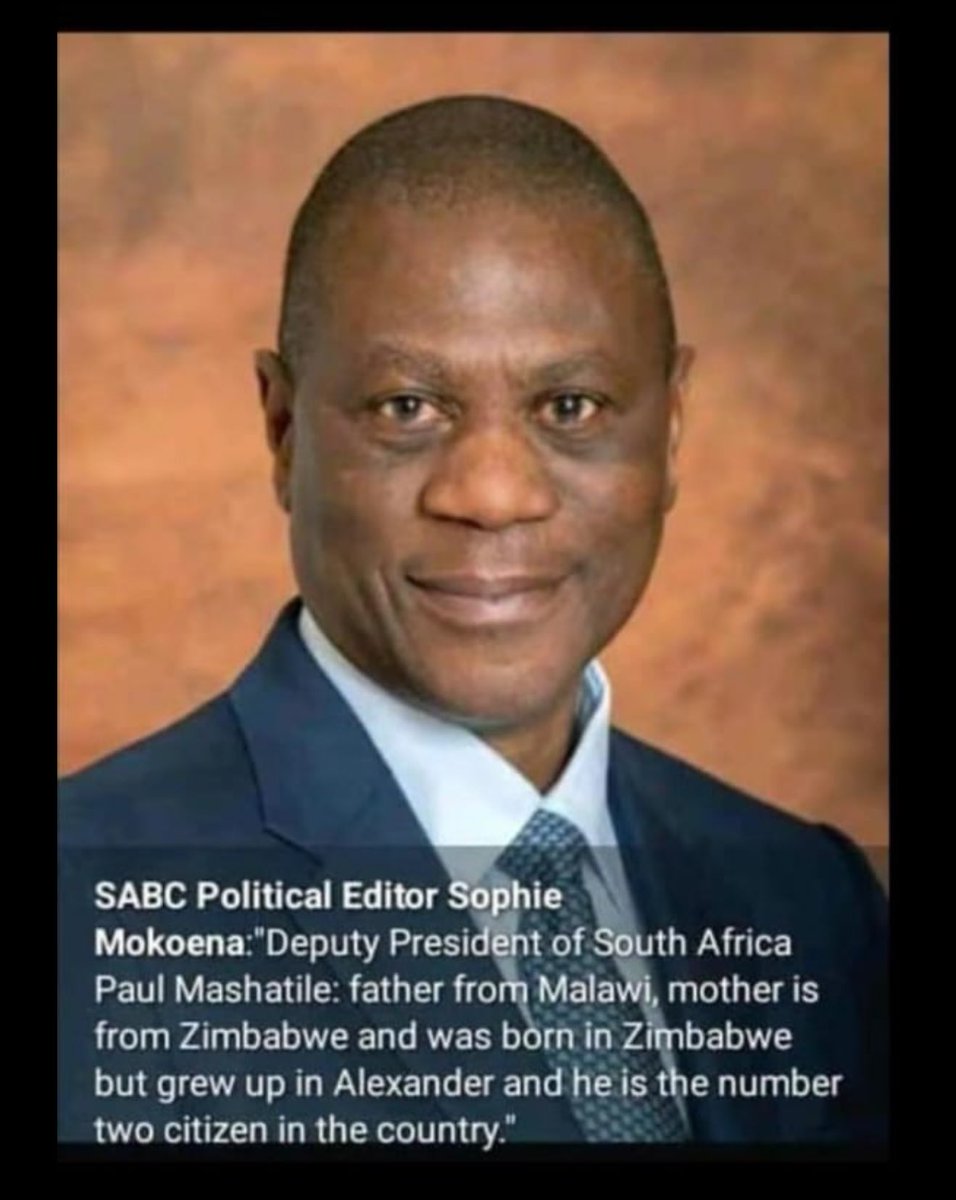 Why is a Malawian man a deputy president . 
Paul is not South African . <a href="/MYANC/">ANC - African National Congress</a>  is that way you act oblivious to the immigration crisis in the country ?