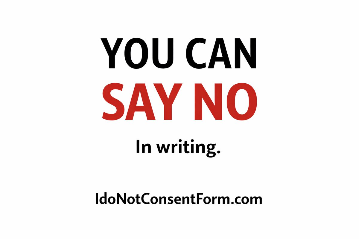 Laura Bartlett - I DO NOT CONSENT FORM™ tweet media