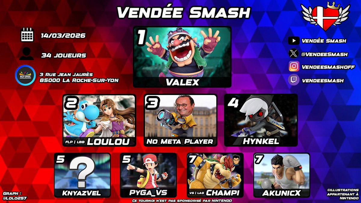 Vendée Smash tweet media