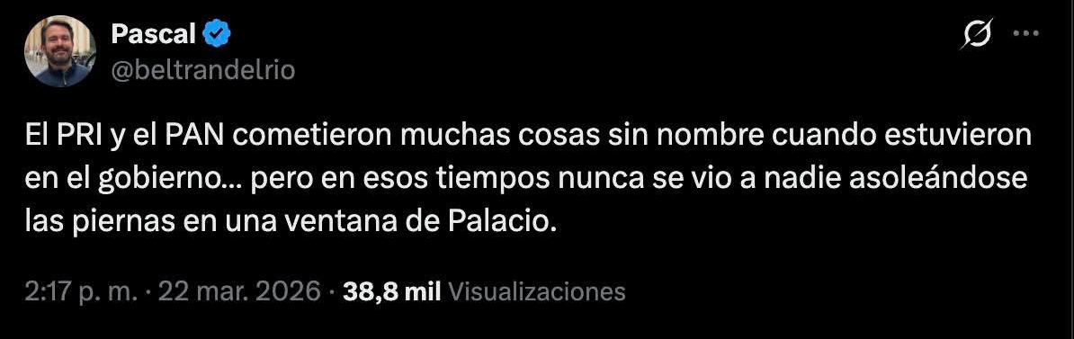 04Jcmg's tweet photo. @beltrandelrio Este tipo de comentarios son los que tienen al borde de la desaparición a la #OposicionMasPendejayCorruptaQueHaExistido 🤷🏻‍♂️ https://t.co/0iu87JlNOj