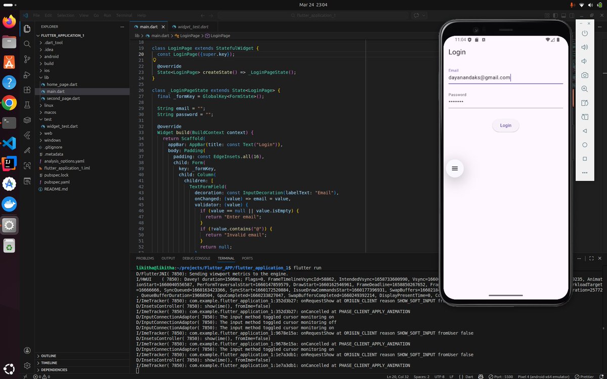 Codewith_daya's tweet photo. Flutter Learning Journey – Day 13

Today I learned how to build forms and validate user input using Form and TextFormField.
Implemented validation logic and handled user data properly.
Now I can build real app features like login systems.

#Flutter #BuildInPublic #AppDevelopmen https://t.co/9MtpUGJT6M