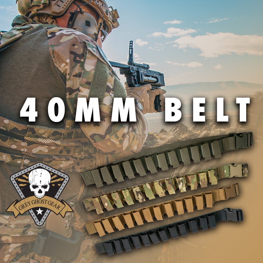 GreyGhostGear's tweet photo. Our 40mm Belt delivers durability and versatility with a low-profile design that moves with you—not against you.

From range days to operational environments, it’s built to perform.

Tap in and add it to your loadout. https://t.co/Yf22HXv3ue
