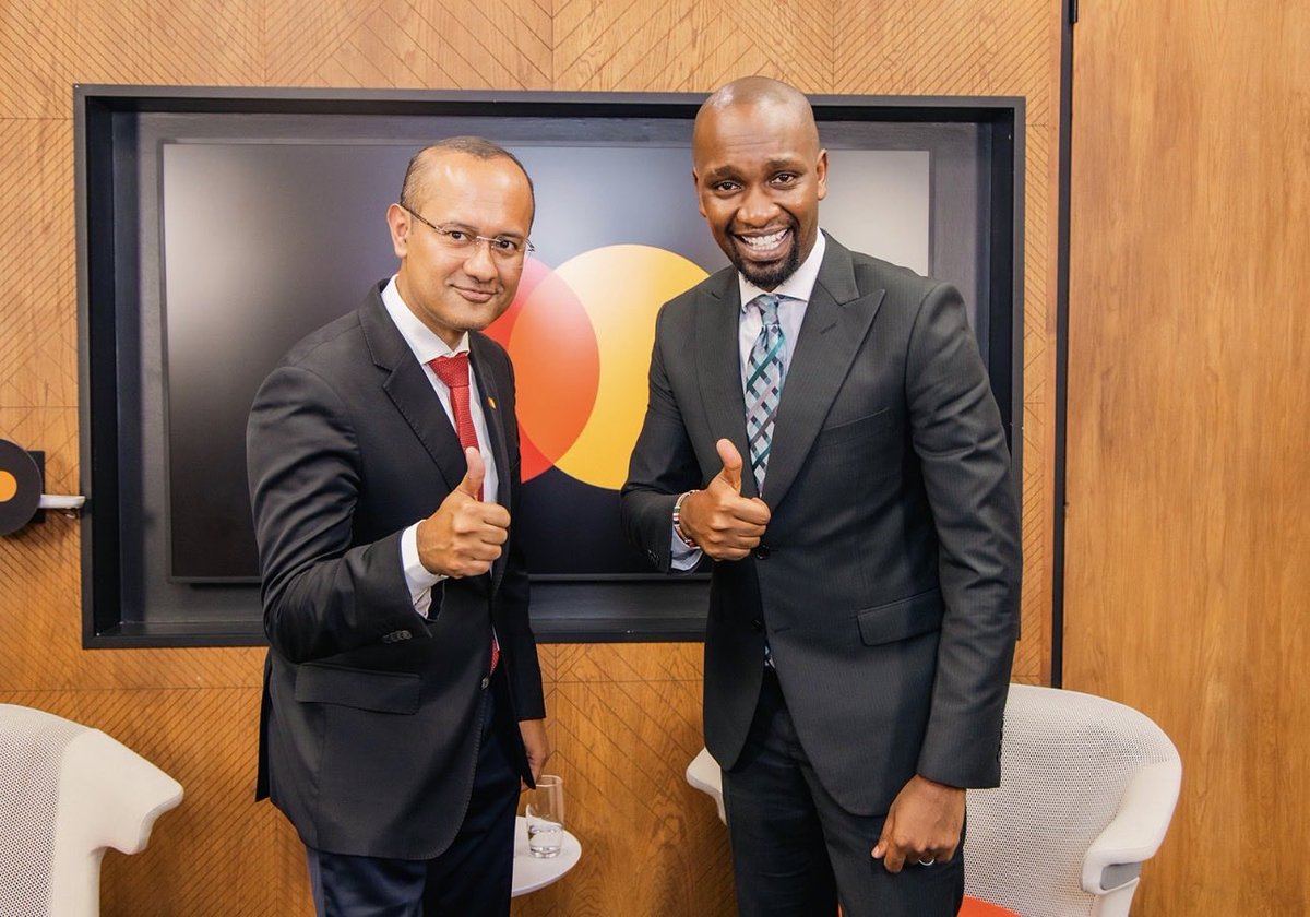 It was a pleasure engaging with Mr. Maina Chege at the Trading Bell on <a href="/KTNNewsKE/">KTN News</a> <a href="/Mastercard/">Mastercard</a> #kenya #africa #digitaltransformation #financialinclusion