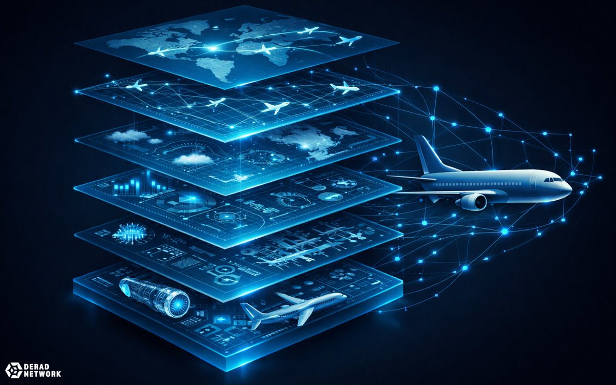 Derad Network operates on a dual-layer data framework: Public aviation ...