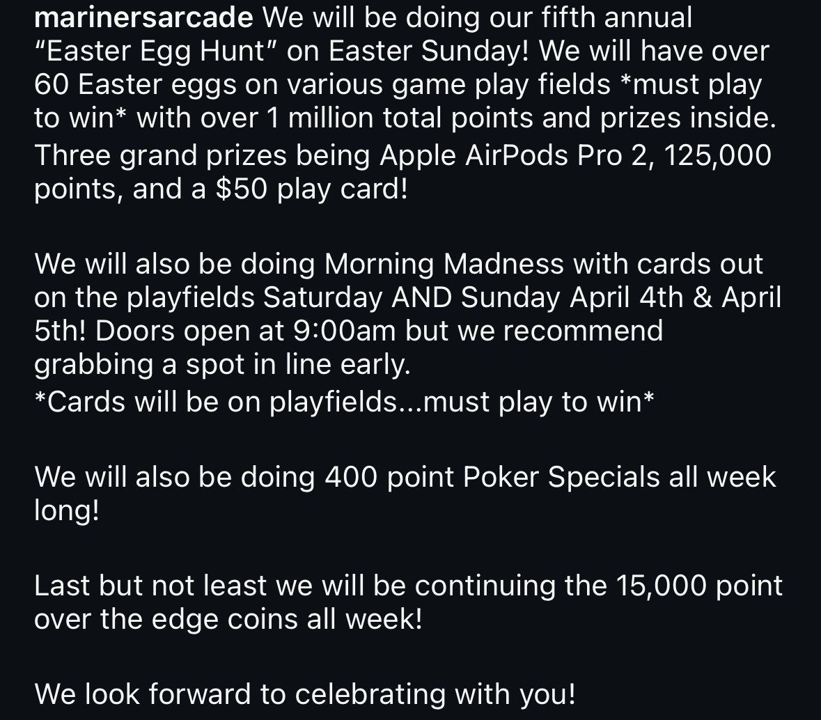 Mariner's Arcade tweet media