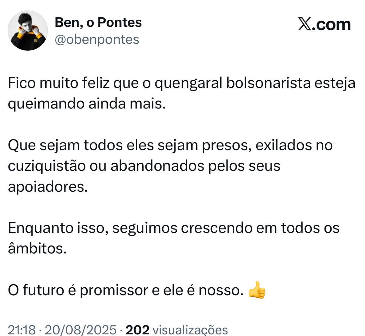 Gil Diniz tweet media