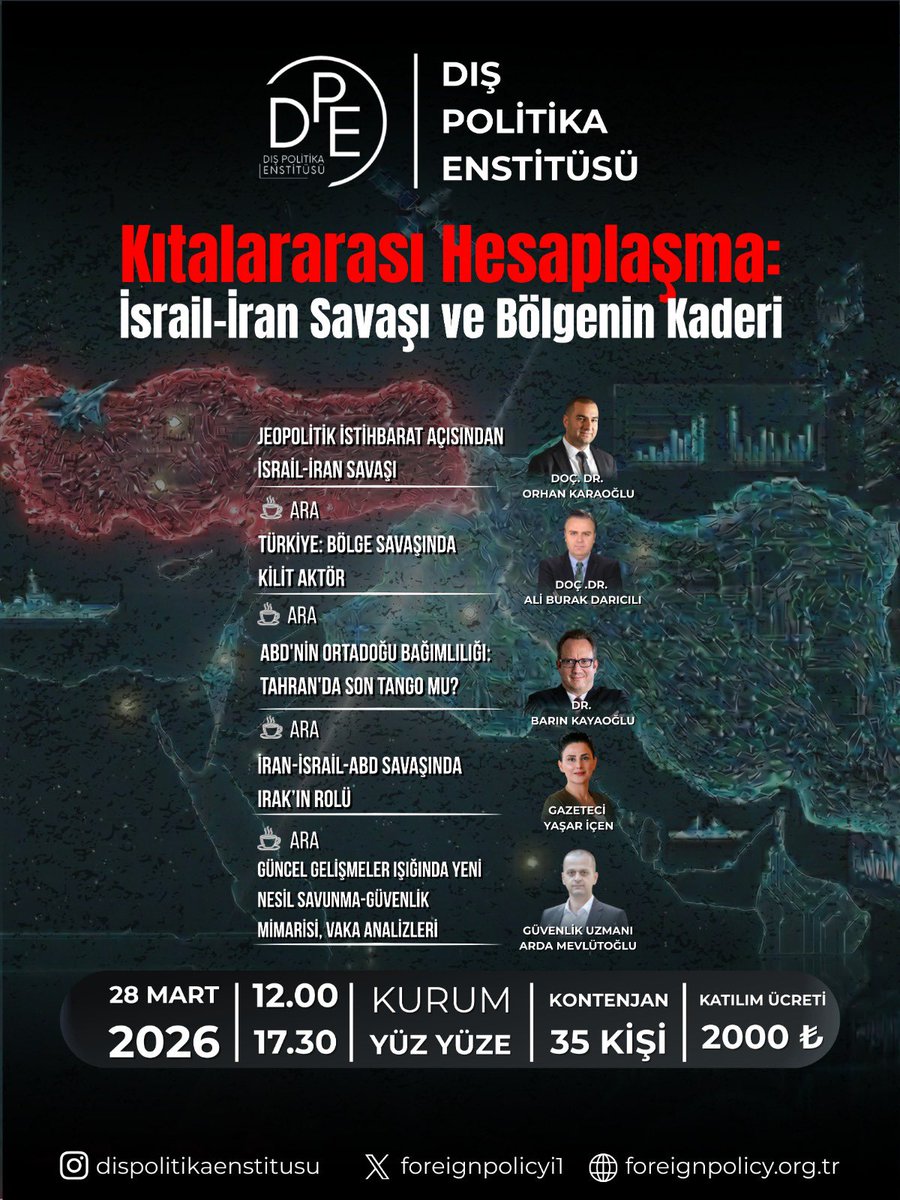 Dış Politika Enstitüsü/Foreign Policy Institute tweet media