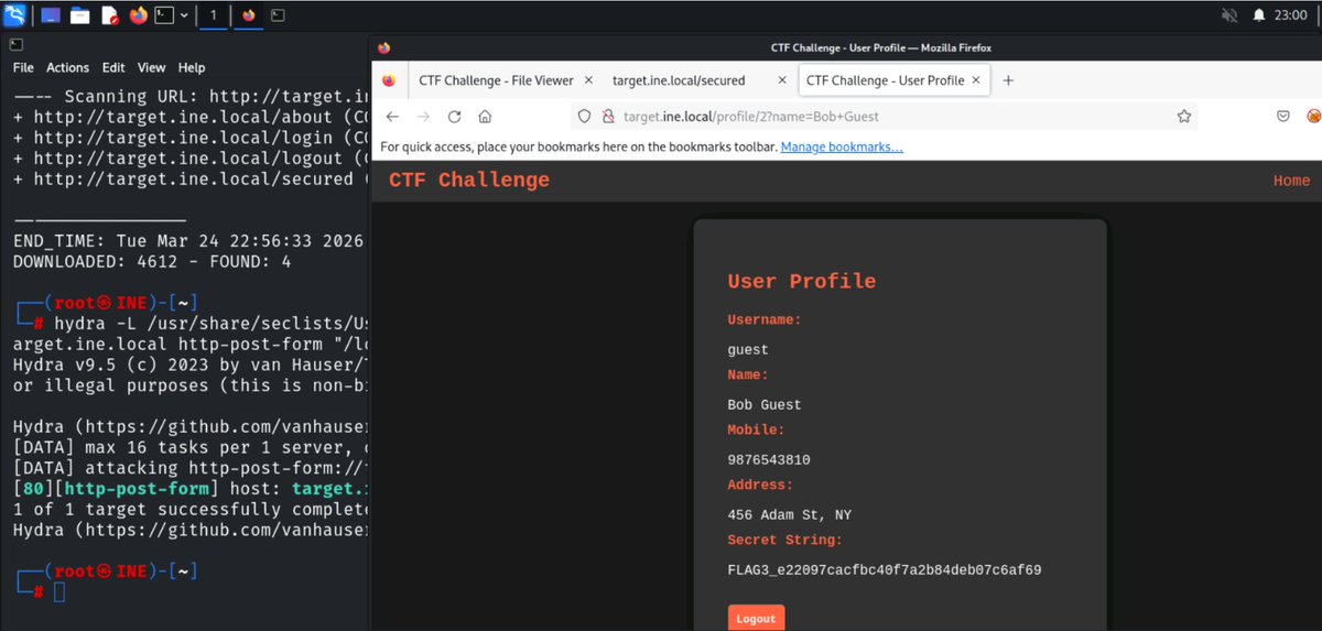 pal97530's tweet photo. Just completed a Web Application Penetration Testing lab 🔐
Learned how to identify vulnerabilities like SQL Injection, XSS, and LFI while uncovering hidden data on a target server. Real-world attack simulation really sharpens both tools + manual skills.
#Pentesting #CTF https://t.co/AisjIVUT8e