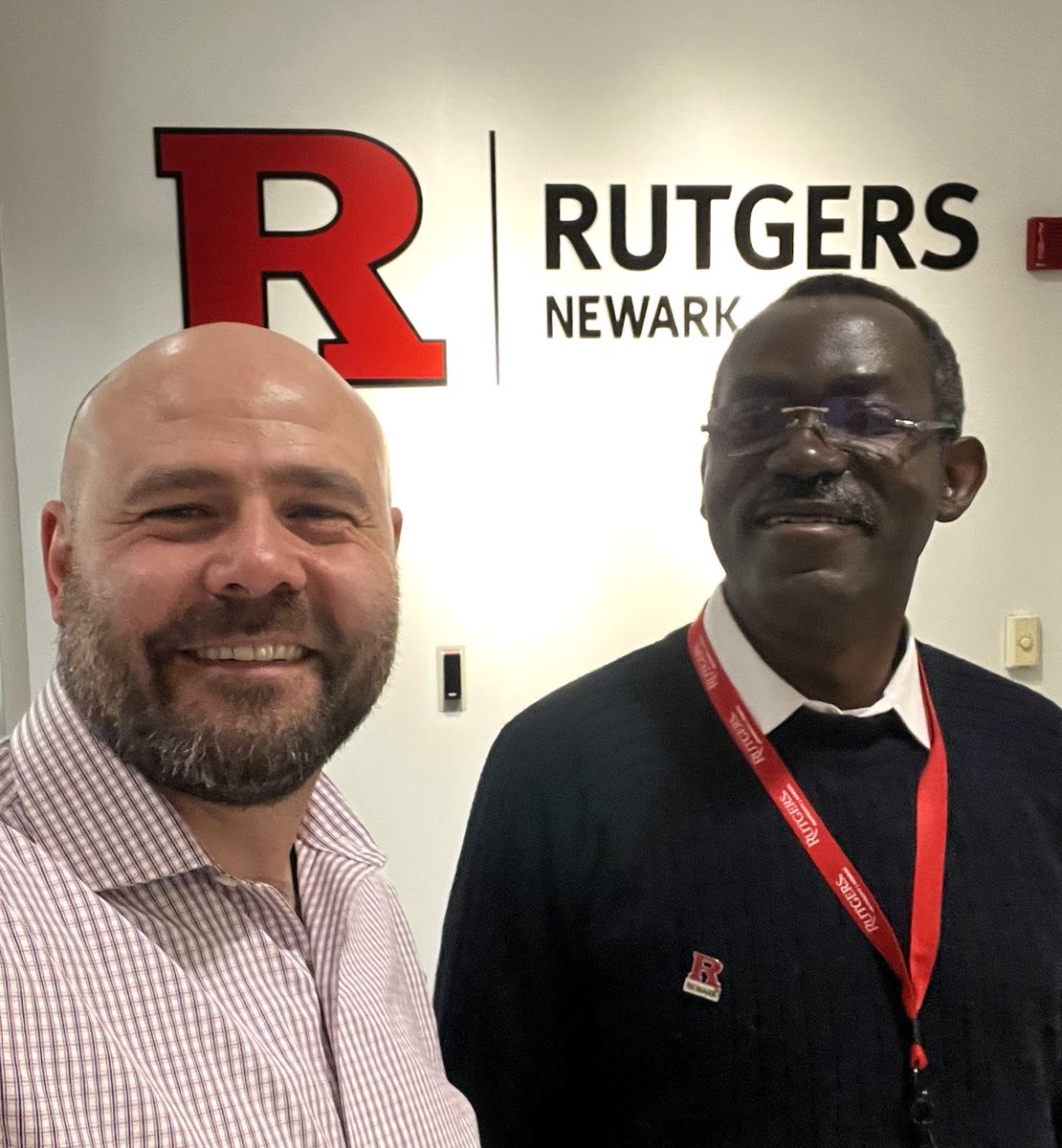 MikPavanello's tweet photo. Very happy to have hosted Prof Adebayo in my lab for the past 2 weeks. Grateful to a @APSphysics Simon's foundation grant for funding and for helpiung us initiate a fruitful collaboration between @Rutgers_Newark, @RutgersSASN and @FUNAABNigeria based on science. #ScienceRules https://t.co/Z5h1NTMFKU