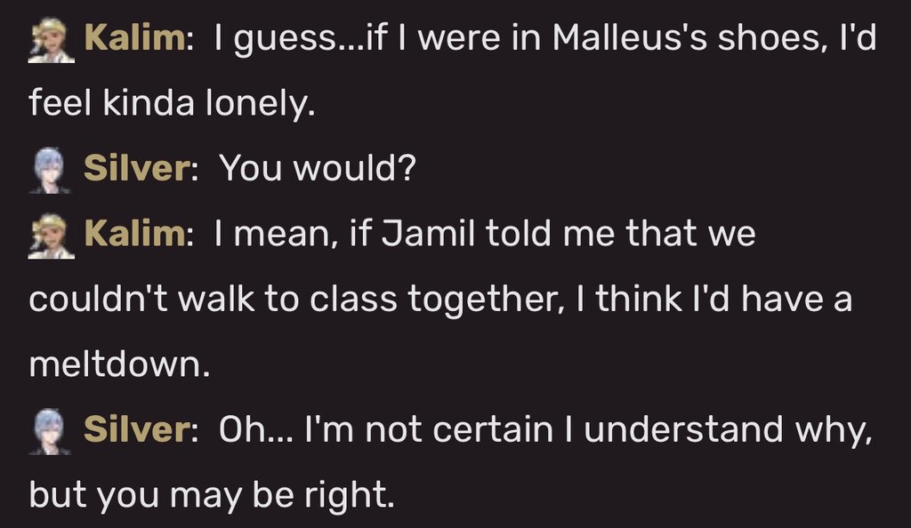 Por isso q o Jamil fica imaginando jogar o Kalim da janela