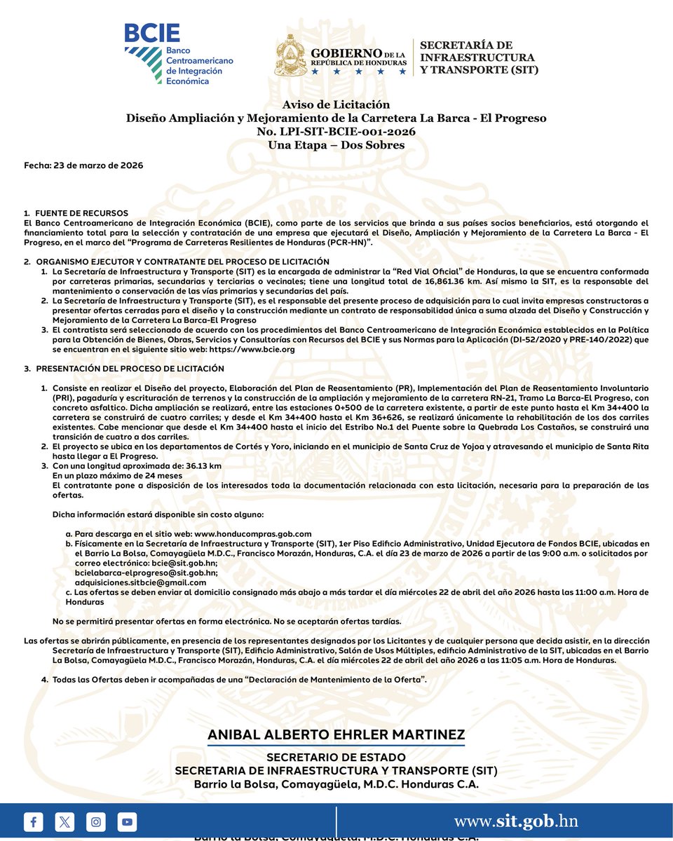 Secretaría de Infraestructura y Transporte tweet media