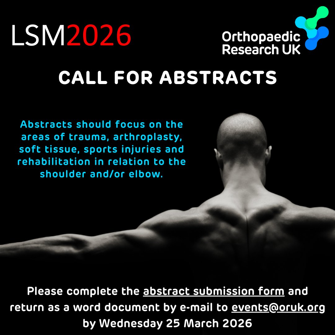 Orthopaedic Research UK tweet media