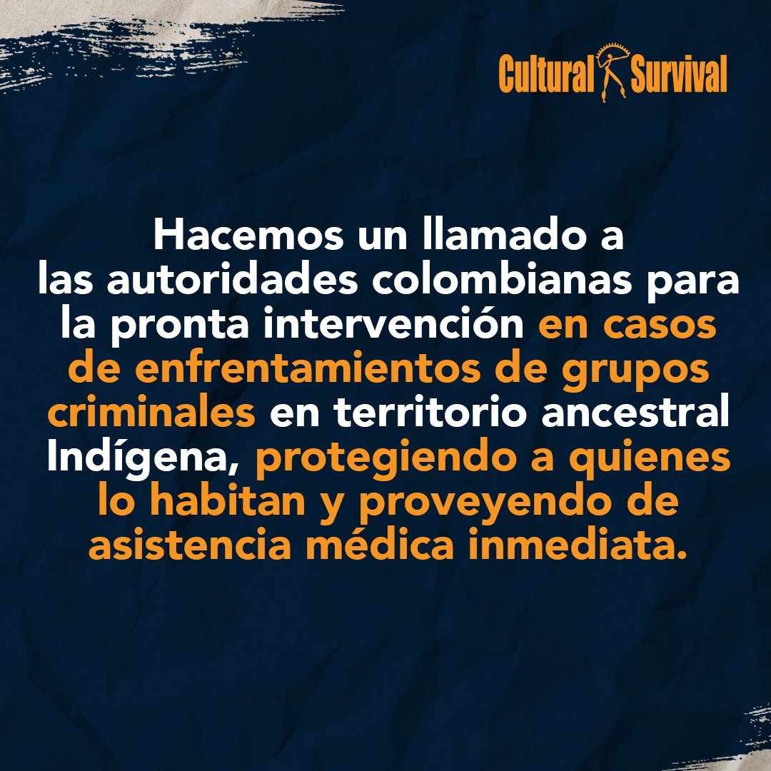Cultural Survival en Español tweet media