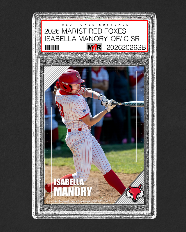 MaristSoftball's tweet photo. ISABELLA MANORY WITH THE HOMER!! 

BACK TO BACK HOMERS FOR THE RED FOXES🔥

Red Foxes lead 5-0

#FoxTrot https://t.co/4RQN1AplCZ