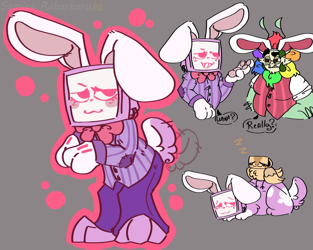 Samica_R's tweet photo. VEE-STER BUNNY 

#dandysworld https://t.co/1SfzhYFXfG