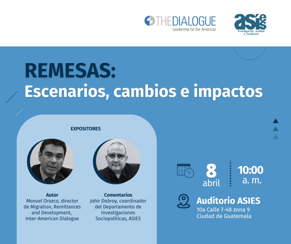 ASIES_GT's tweet photo. #ComunidadASIES
Únase a nosotros para descubrir cómo la resiliencia de los migrantes y los cambios estructurales en la economía regional están rediseñando el futuro de las transferencias de dinero. https://t.co/dkwpA9Qqt8