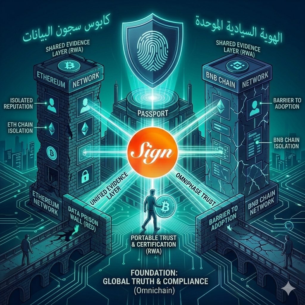 Alondracrypto1's tweet photo. $SIGN  Ya no deberíamos vivir en "prisiones de datos". La confianza debe ser universal, no quedarse atrapada en una sola blockchain.
@Sign está rompiendo esos muros con su arquitectura Omnichain. 

#SignDigitalSovereignInfra
Colaboración Pagada. https://t.co/BHnd6rLNyW