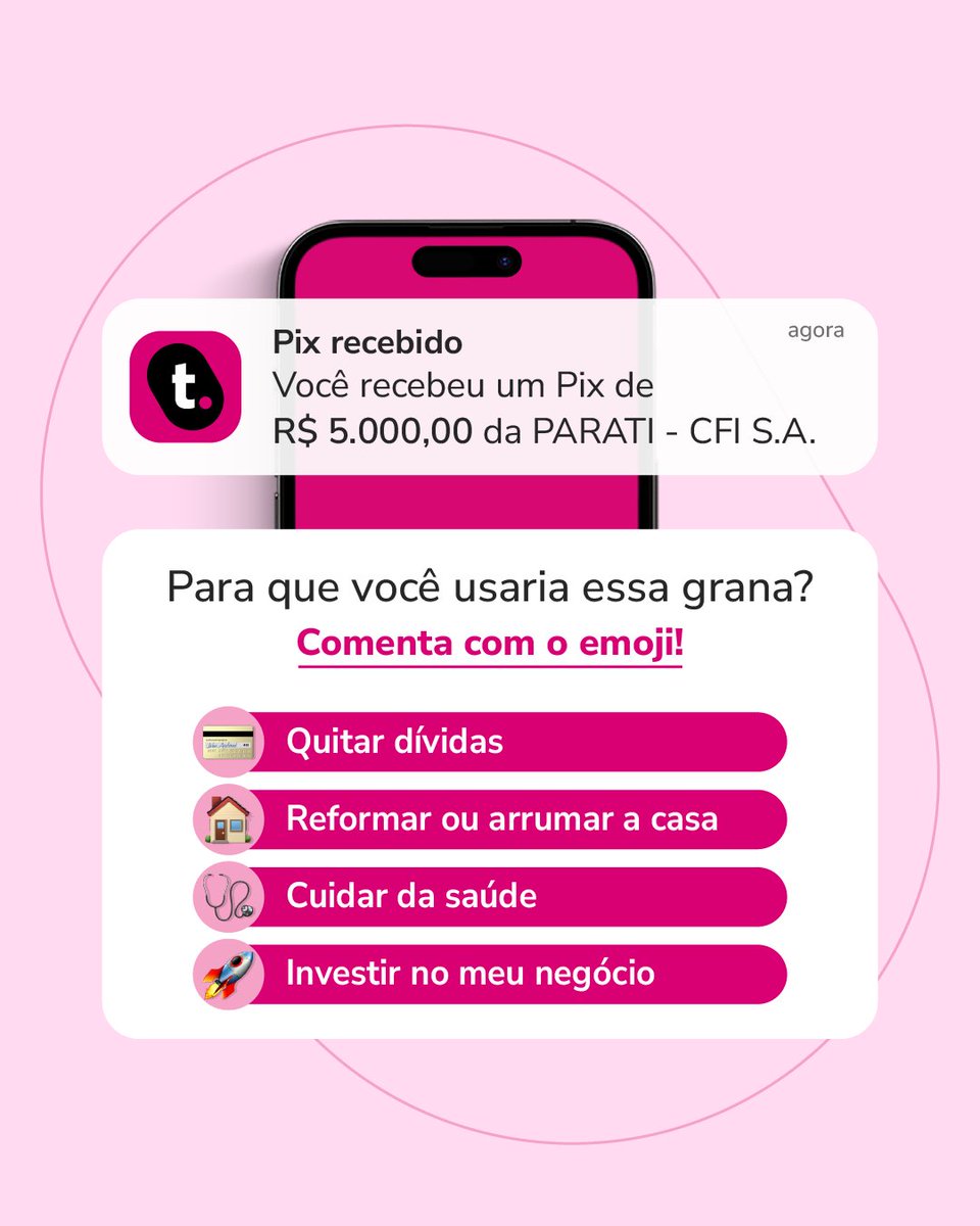 meutudoapp's tweet image. Qual seria a sua prioridade hoje? 💵

Comente com o emoji! 💬

#meutudoapp #credito