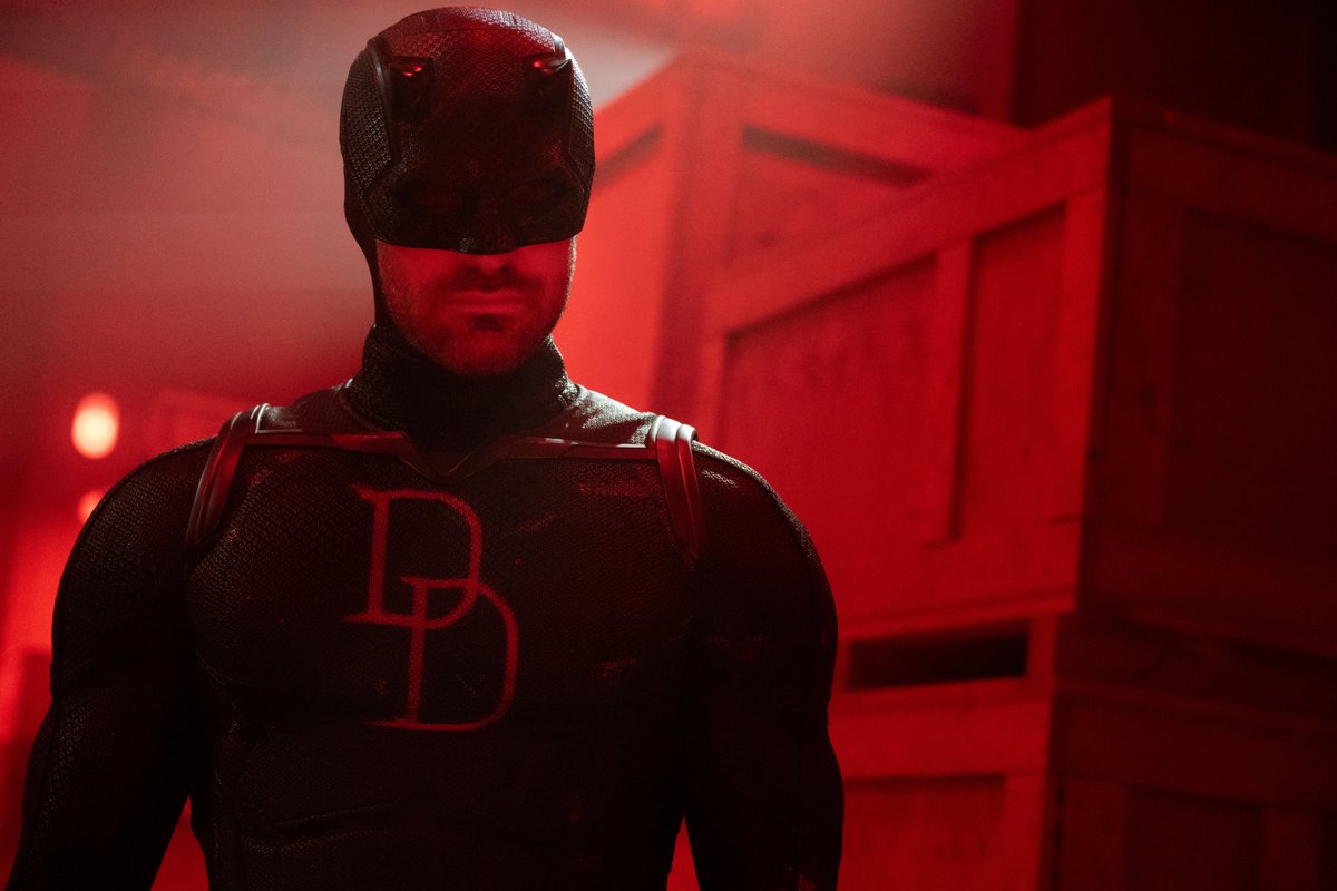 _DaredevilShots's tweet photo. #DaredevilBornAgain Season 2 fills the hole left by the cancellation of the original show.

There is a sense of familiarity right from the beginning of the season, a consistent soul that was missing in Season 1 because of the overhaul. The first couple of episodes start slow in true Daredevil fashion but once it picks up in E3 it never drops the momentum.

The cinematography is better, the Newton Brothers kill it with the score, and the stunt sequences are the best that any Daredevil season has ever had. (Shoutout to Philip Silvera and the AF stunt team)

We really are lucky to have Charlie Cox and Vincent D'Onofrio leading the show. Their performances towards the end of the season gave me chills.

The supporting cast gets meaningful plot lines and room to shine. The Daredevil and Bullseye dynamic is delicious.