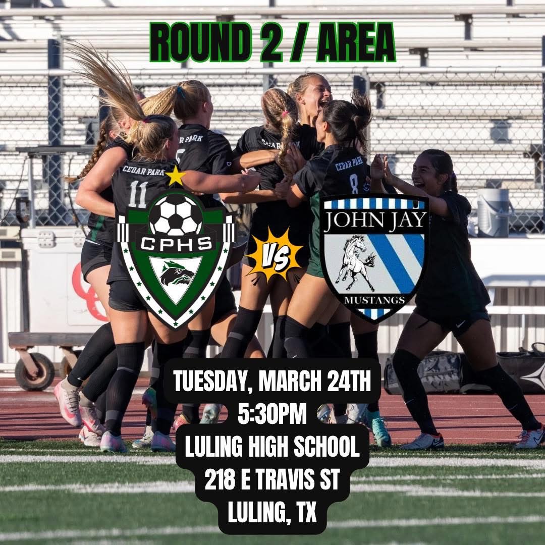 CPHSWomenSoccer's tweet photo. Round 2 here we come, white out! Game time is 6pm at Luling HS vs. SA Jay.
#ubuntu #cpdna
@CoachQCPProud @LeanderisdATH @tascosoccer @50_50Pod @var_austin @ASJSportsATX @statesman https://t.co/cAlzZapAtS
