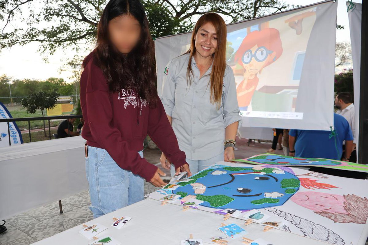 SEMARNAT_mx's tweet photo. 💧🌎 En el marco del Día Mundial del Agua, la Oficina de Representación en #Yucatán participó en una Feria Ambiental en Progreso, un espacio para acercar a infancias y familias a acciones concretas como reducir, reutilizar y reciclar, clave para disminuir residuos y cuidar nuestros recursos naturales 🌱.

🤝 En coordinación con autoridades locales, seguimos impulsando la educación ambiental y la participación ciudadana para proteger el agua, los ecosistemas y la biodiversidad.

#SomosMedioAmbiente