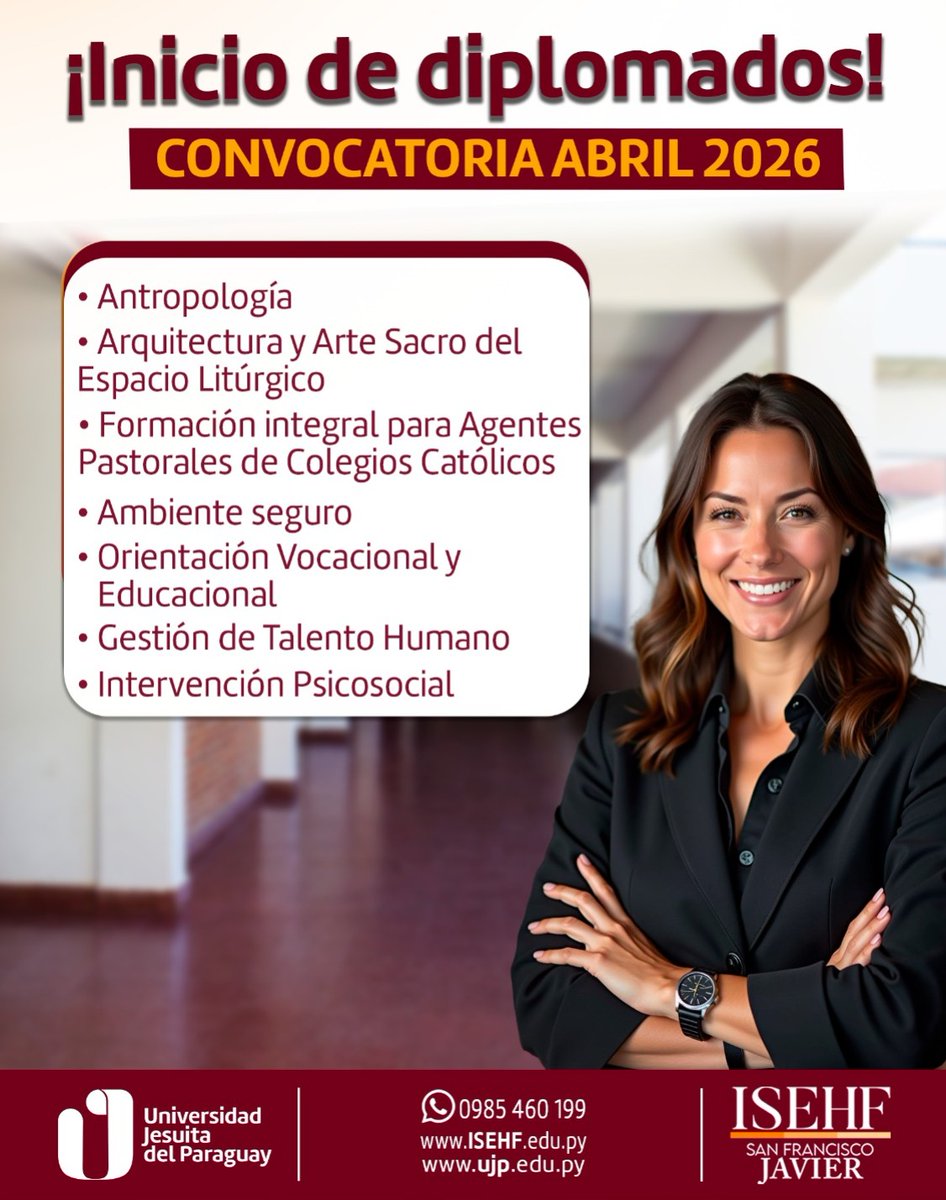 ¡Iniciamos nuevos diplomados en abril! 
Cada jornada será una oportunidad para aprender, compartir y transformar juntos.
 Las inscripciones continúan abiertas
Aún están a tiempo de invitar a más colegas a sumarse a esta experiencia que forma, inspira y deja huella.