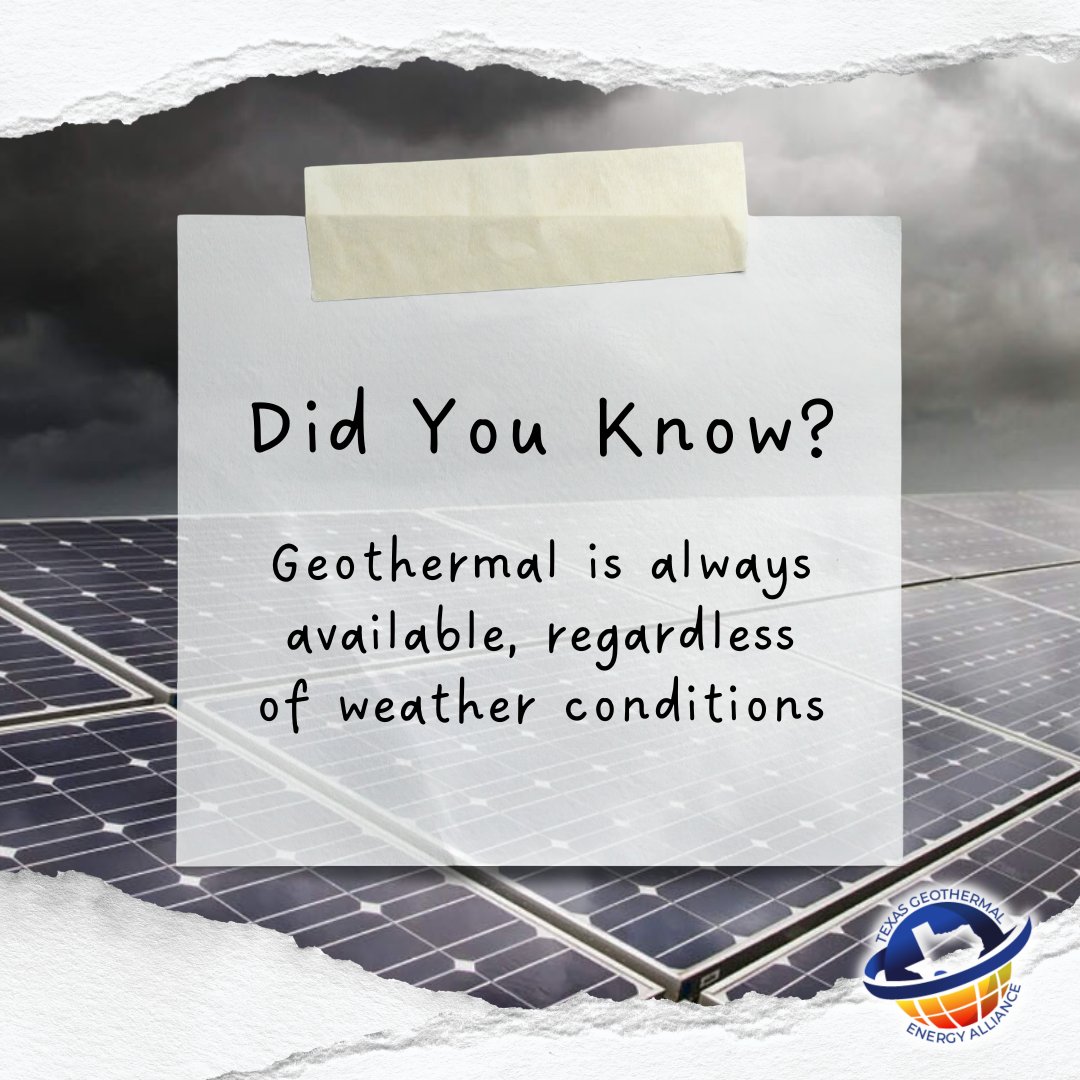 Texas Geothermal Energy Alliance (TxGEA) tweet media
