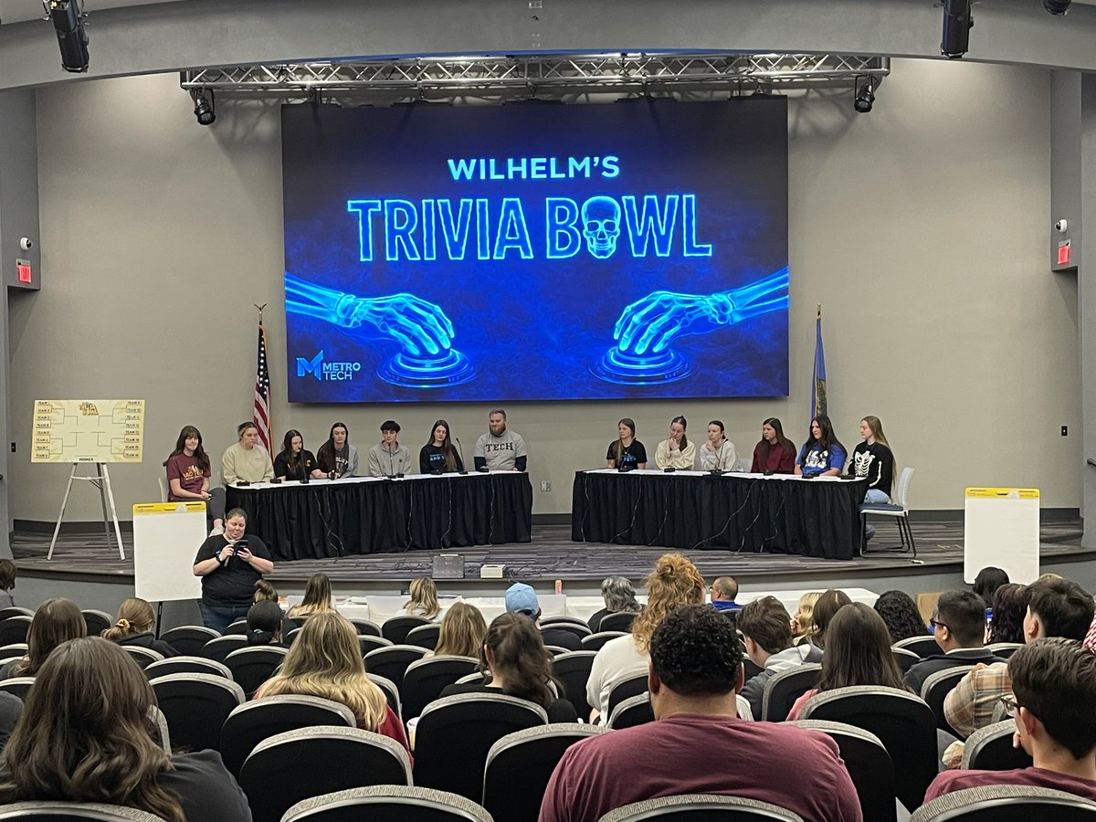OUAlliedHealth's tweet photo. OU Allied Health Radiography showed up strong at Wilhelm’s Trivia at MetroTech Spring Lake 🩻

Kenzie Thurman (junior) helped take 1st, while Lauren Pezel (junior) &amp; Isaac Gifford (senior) placed 2nd! Learning, networking, and winning—together. 👏 https://t.co/SMk9ThX4D8