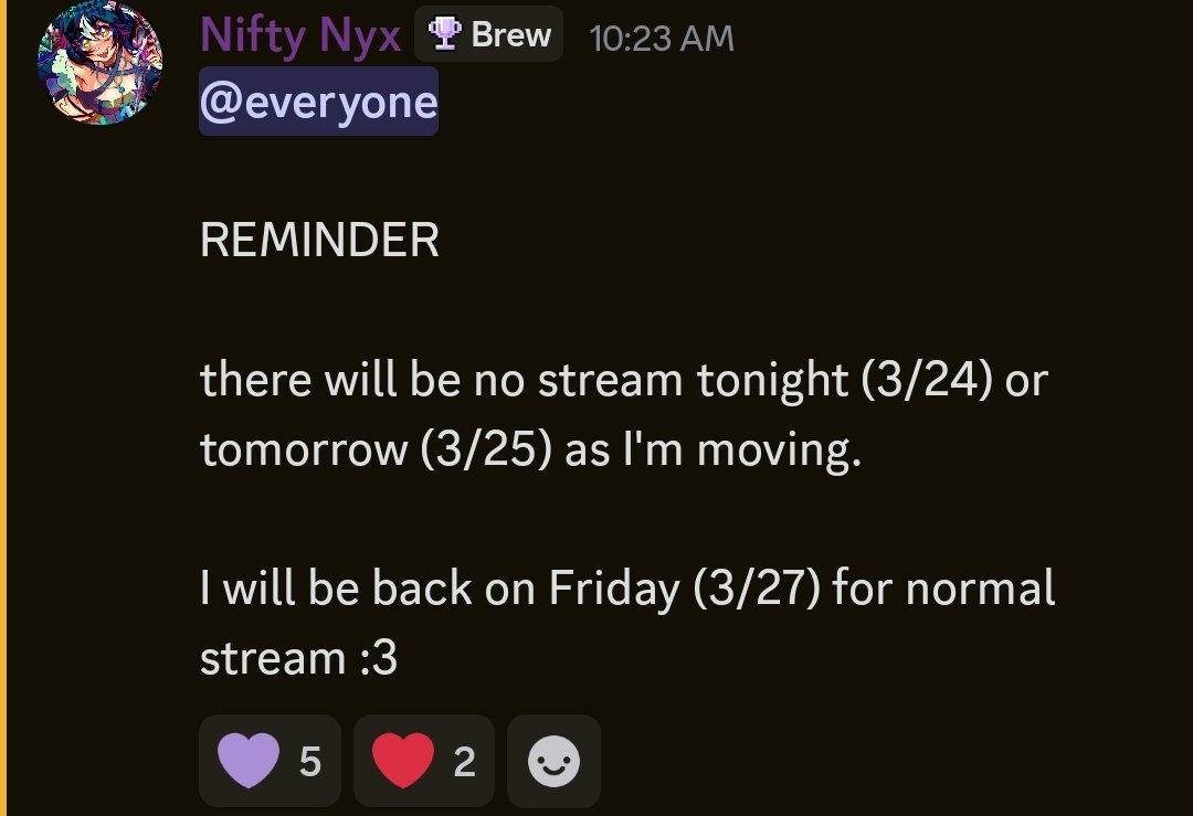 Nifty_Nyx's tweet photo. ⚠️MOVING REMINDER⚠️ https://t.co/AfJ9MzAzsO