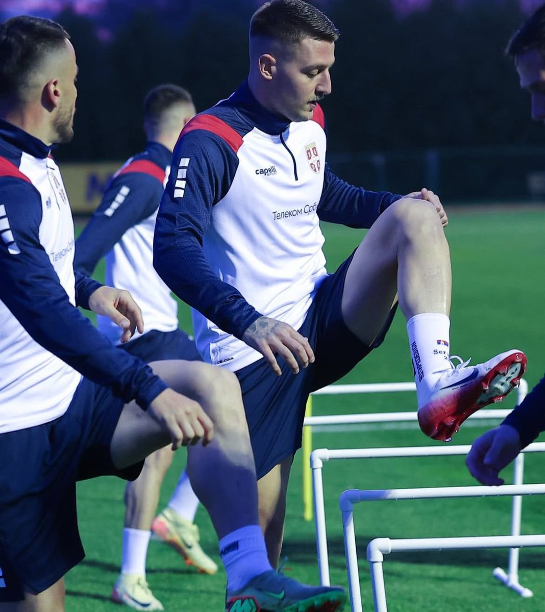 📸— سافيتش خلال تدريبات منتخب صربيا 🇷🇸🤍