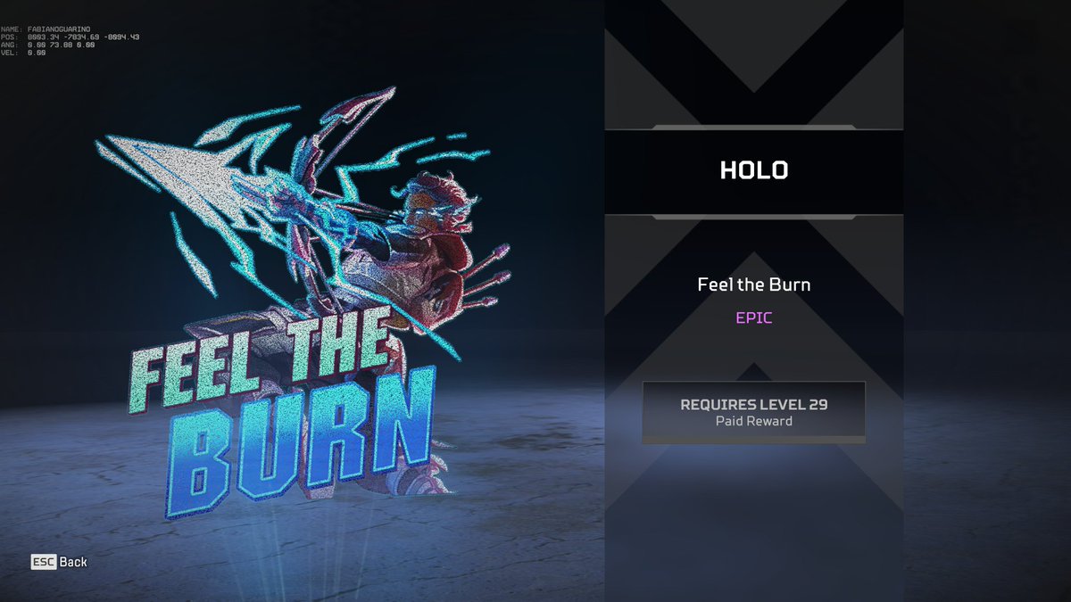 FabianoGuarin0's tweet image. This is everything Sparrow is receiving in the "Breach" Split 2 of the battlepass!

Epic Rampage skin "Kinetic Blast" - Level 1 
Epic Banner frame "Eye See You" - Level 21
Epic Holo-Spray "Feel The Burn" - Level 29
Epic Sparrow skin "Cool Touch" - Level 1

#Sparrow #ApexLegends