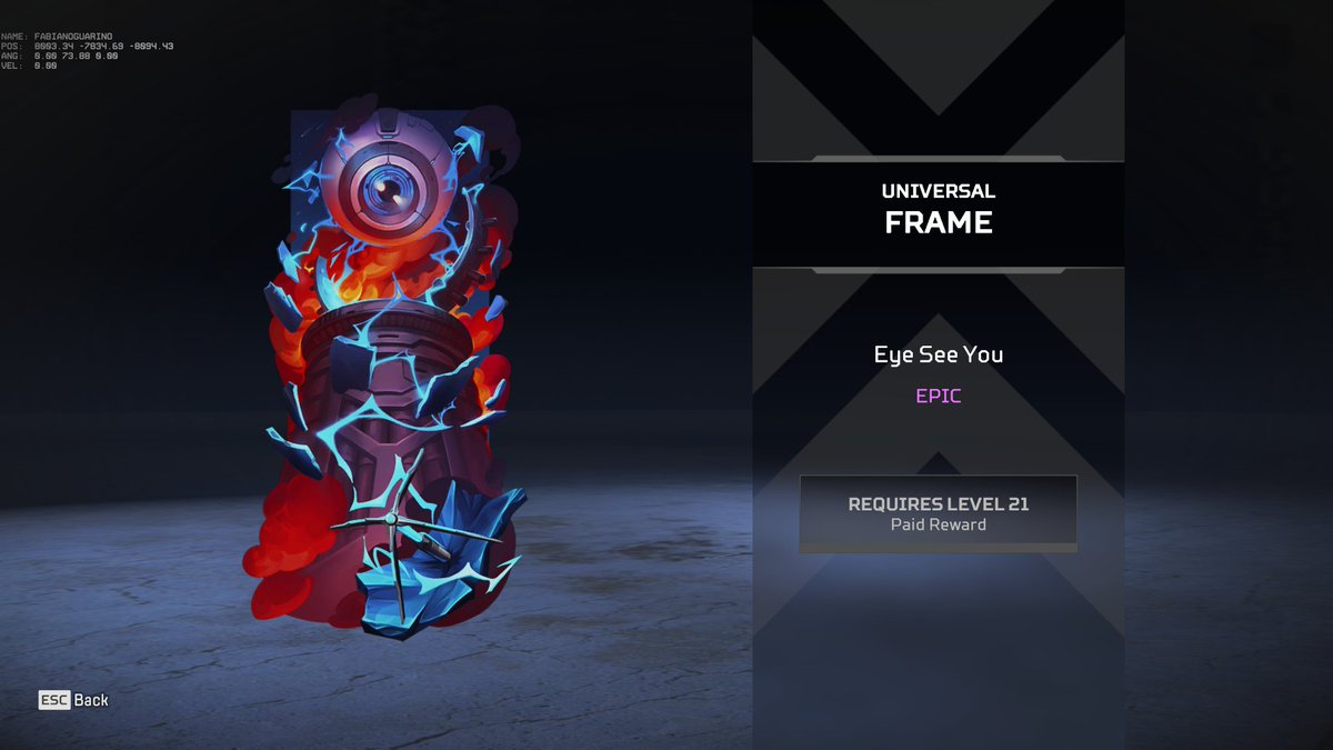 FabianoGuarin0's tweet image. This is everything Sparrow is receiving in the "Breach" Split 2 of the battlepass!

Epic Rampage skin "Kinetic Blast" - Level 1 
Epic Banner frame "Eye See You" - Level 21
Epic Holo-Spray "Feel The Burn" - Level 29
Epic Sparrow skin "Cool Touch" - Level 1

#Sparrow #ApexLegends